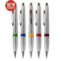 Union Printed Silver "Investor" Click Pen